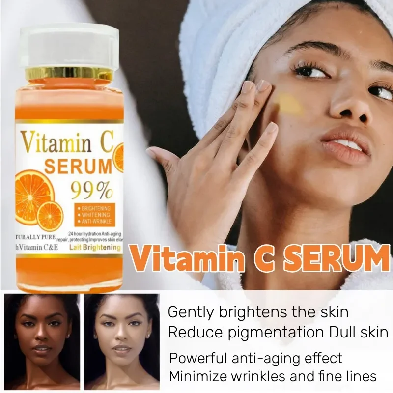 Vitamin C Face Serum Brightening Skin Natural Anti-aging Anti-oxidants Reduce Fine Lines and Wrinkles Whitening Skin Care