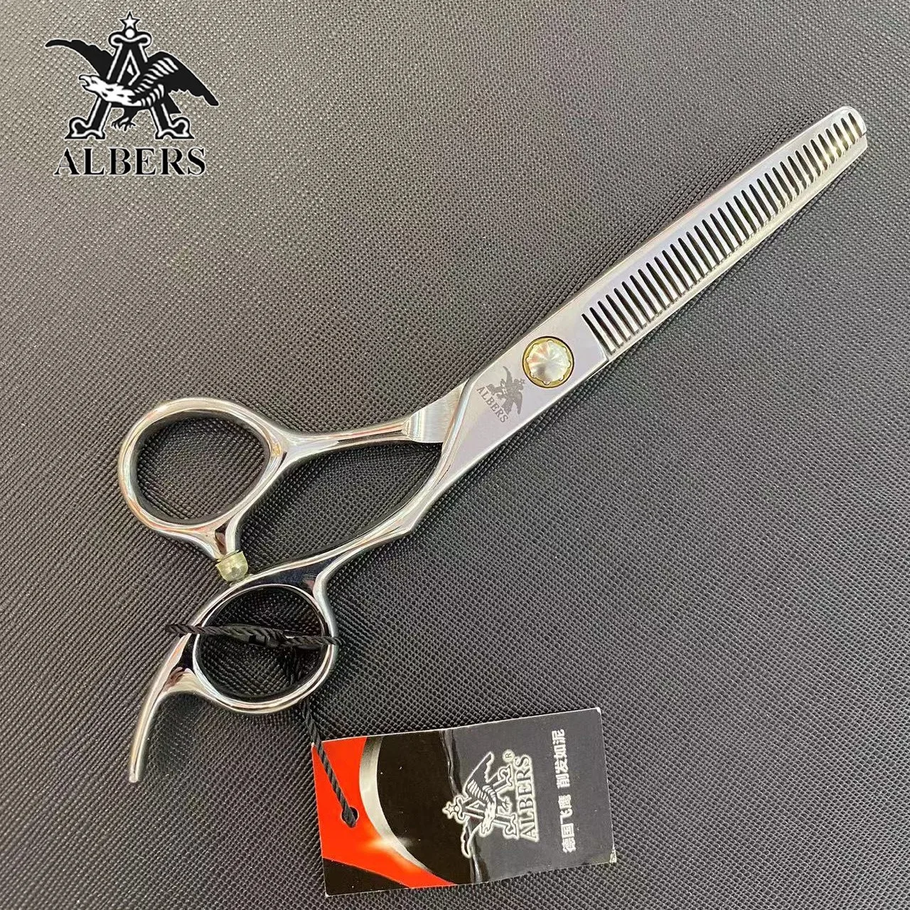 New Professional Salon Silver VG10 Steel Sharp Cutting Thinning Hair Scissors Set Barber Shears 6.0