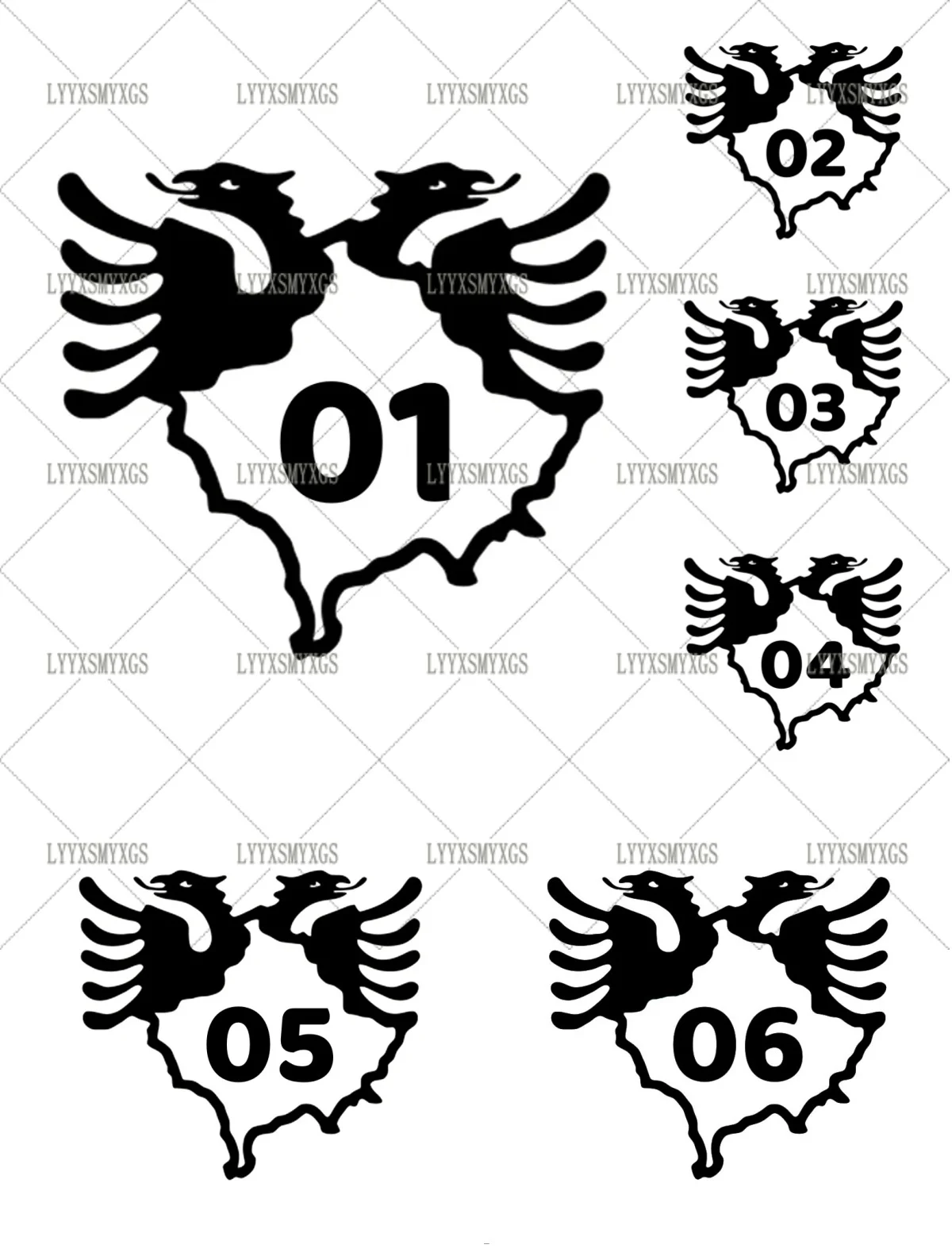 

Self-Adhesive Custom Boutique Kosovo Map Car Stickers Waterproof Sunscreen Vinyl Decal PVC Wholesale Car Decoration
