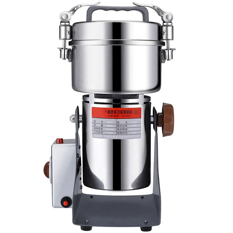 2025 Electric Grinder Chinese Herbal Medicine Crusher Ultra-Fine Grinding Household Small Grains Dry Grinding Crushing Machine
