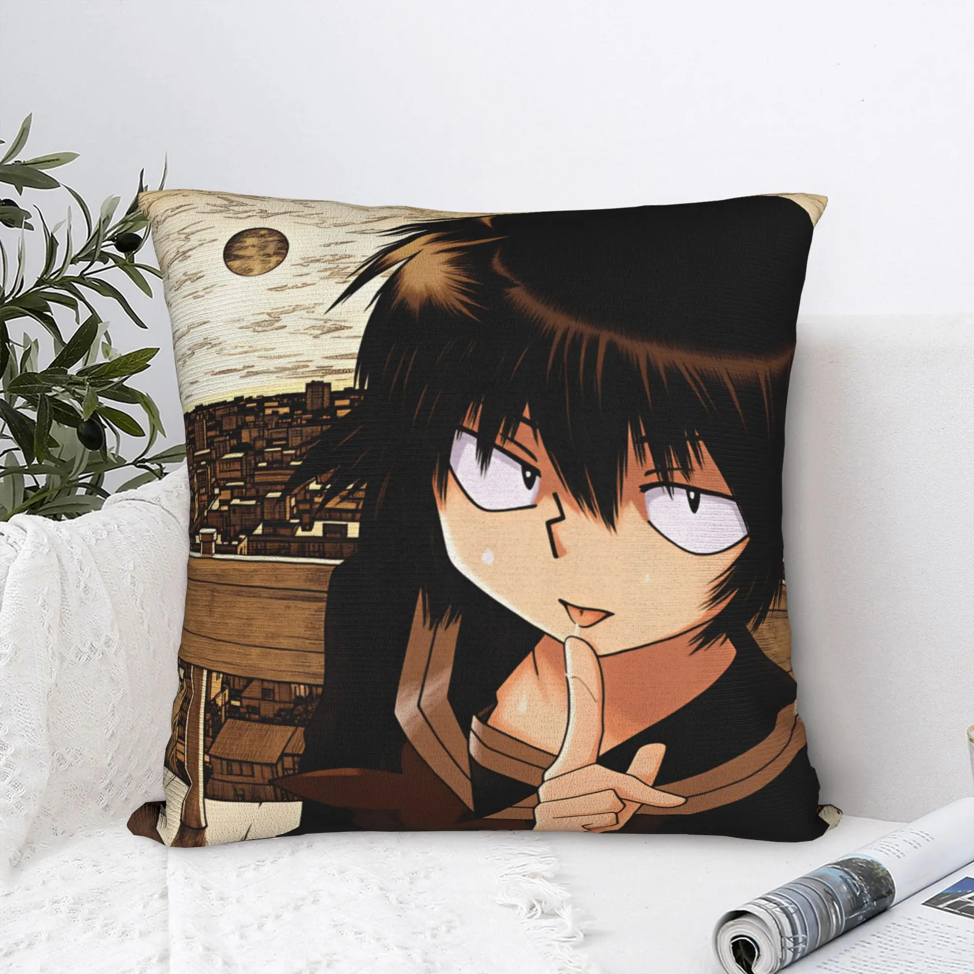 Anime Mysterious Girlfriend X Pillow Cover  Design Cushion Cover Novelty Pillow Case For Living Room Sofa
