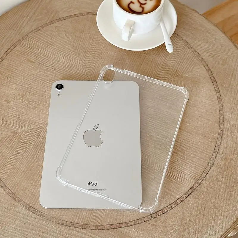 حافظة شفافة لجهاز iPad Air 4/5 10.9 بوصة 2020 2022 A2324/A2072/A2325/A2316 غطاء خلفي ناعم من البولي يوريثان لجهاز iPad Air 4th 5th مضاد للسقوط