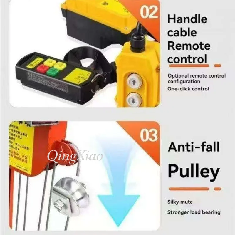 Mobile Portable Hoist For Installing Roller Shutter Door Cold Storage Panel Canopy And Ventilation Duct On Various Working Sites - view 6