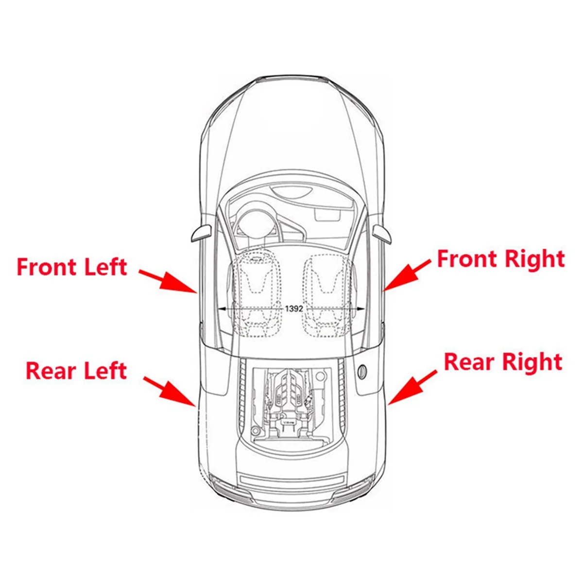 Car Internal Door Handle Car Door Internal Actuator for Fabia 2015 2017 6V0837221A