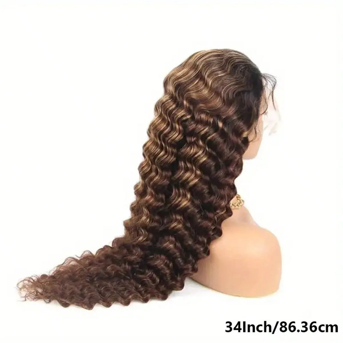 34 بوصة 250% الكثافة 13x4 Hd الدانتيل الباروكة الأمامية تسليط الضوء على شعر مستعار خصلات الشعر المستعار الإنسان مجعد أومبير الملونة العسل شقراء 5x5 غلويليس عميق ث