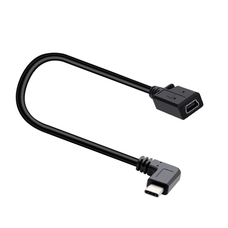 Type C Male to Mini USB Female Quick Charging Cable Charger Data Transfer Cable For Computer mobile phone Data Transmission