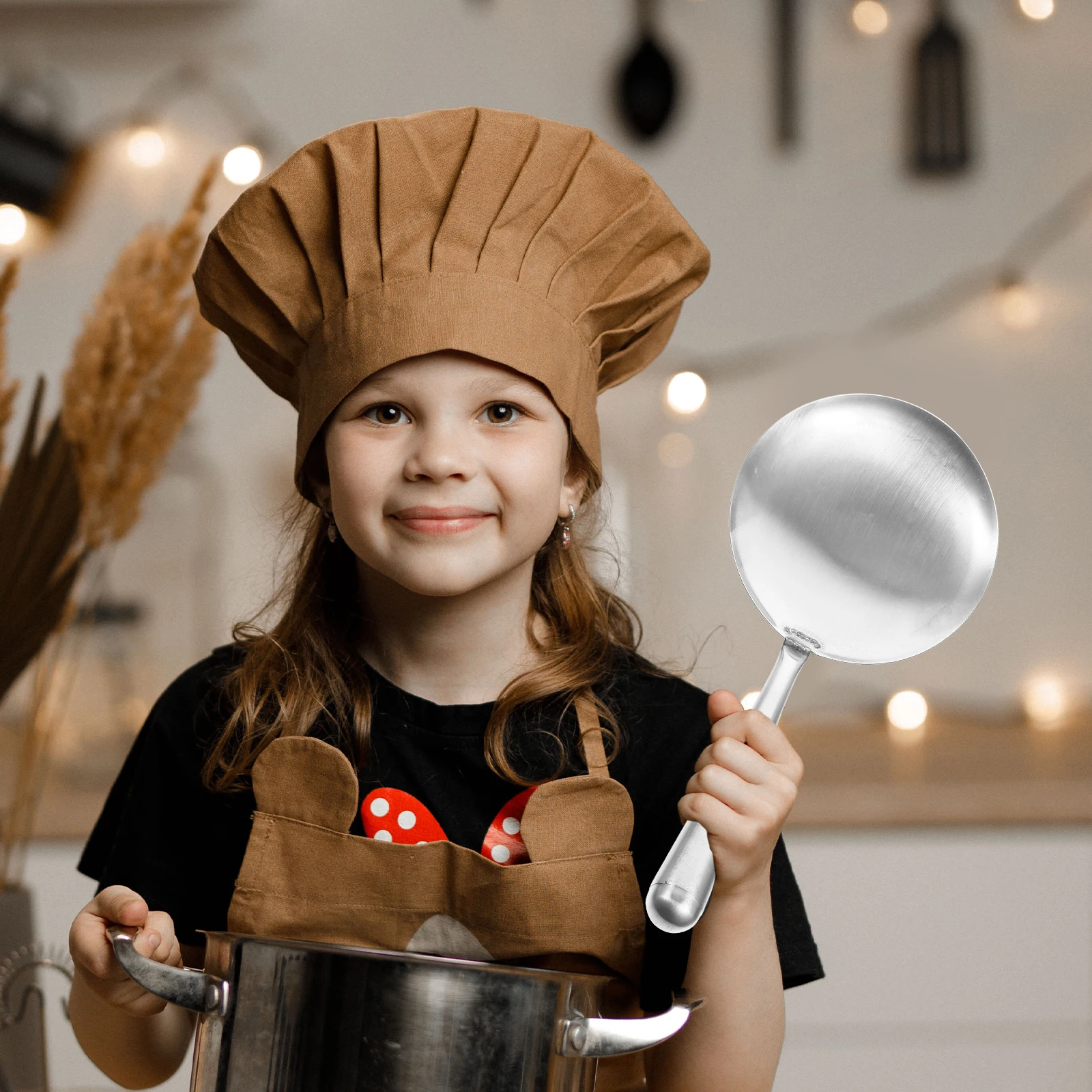 

2 Pcs Stainless Steel Tofu Brain Shovel Ladle Multi function Spoons Kitchen Rice Scoops Ergonomic Practical Tools