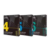 Cuerdas para Bajo Eléctrico ZIKO, 4/5/6 Cuerdas, Núcleo de Aleación Hexagonal y Entorchado de Níquel, Accesorios para Instrumentos Musicales de Bajo/Guitarra