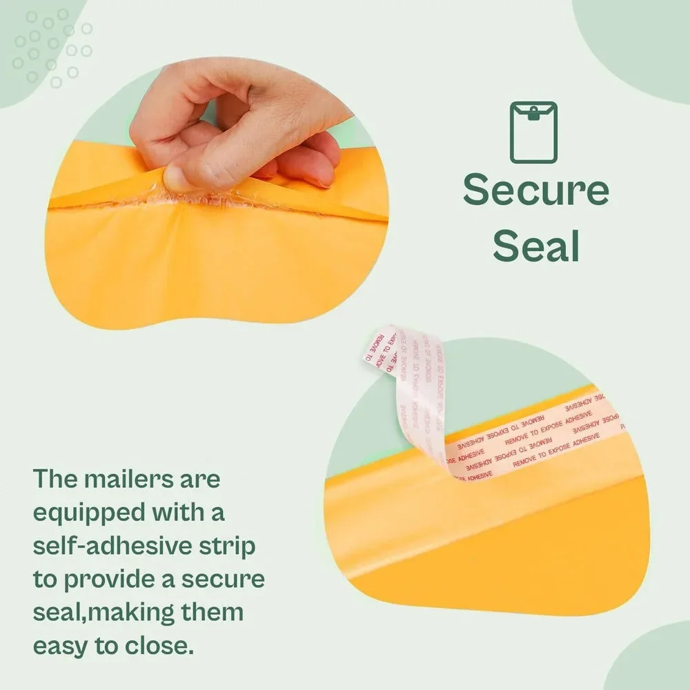 50 # 7 ซองกันกระแทกแบบฟองอากาศ ขนาด 14.25x20 นิ้ว ทำจากกระดาษคราฟท์  14.25x20 นิ้ว