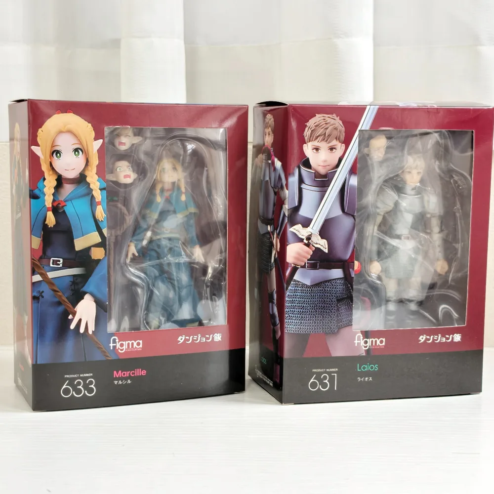 Nuevo Max Factory Figma Delicious in Dungeon Marcille 633 Laios 631 figuras de acción de Anime juguetes para niños regalo modelo coleccionable
