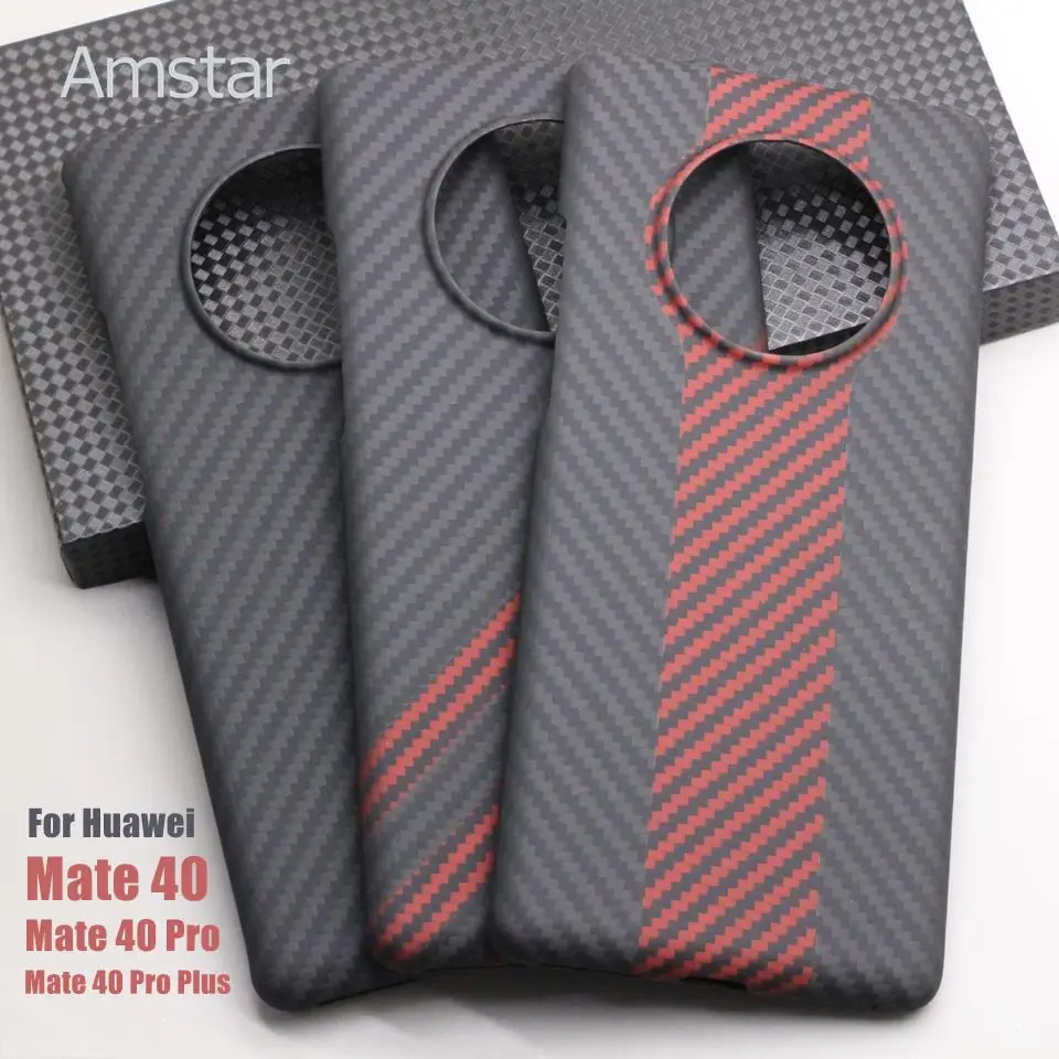 

Amstar Multicolor Carbon Fiber Phone Case for Huawei Mate 40 Pro Plus Ultra-thin Anti-drop Aramid Fiber Mate 40 Pro Cases Cover