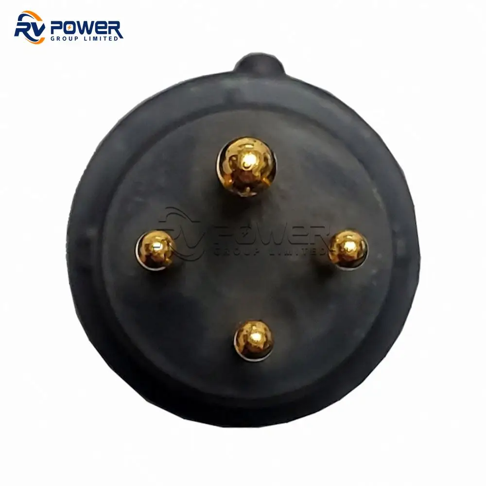 RMG-2-FS: 2 Pin Female Rubber Molded Marsh Marine Style Connector