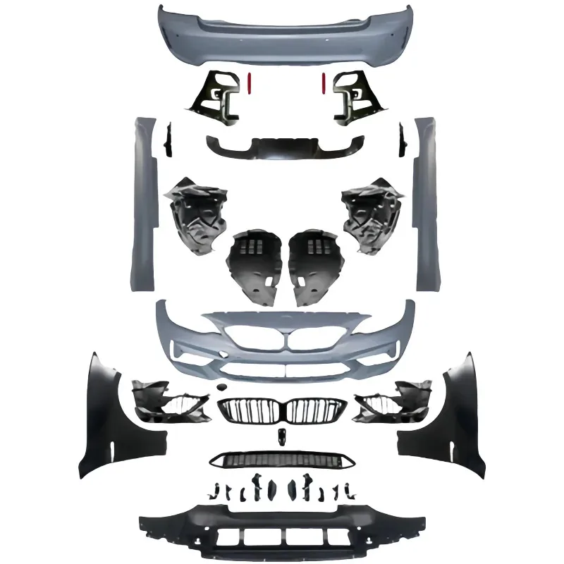 

Suitable for 14-19 2 Series F22/F23 with M2C Large Body Kit, F87 Upgrade for the Front and Rear Bumpers Grille and Hood