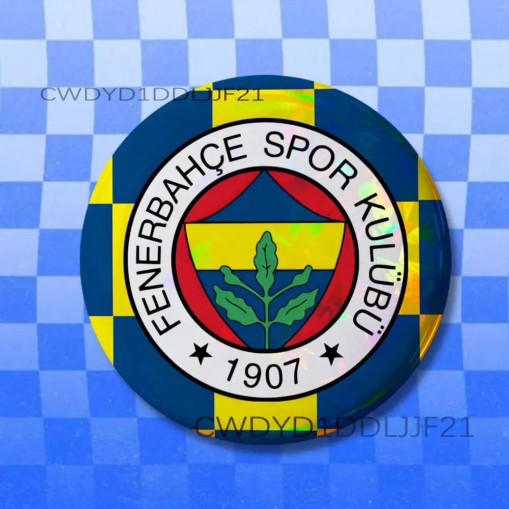 T-Turkey F-Fenerbahce FC Badge Brooch Figure Lapel Pins Clothes Backpack Fashion Cute Collection Decoration Display