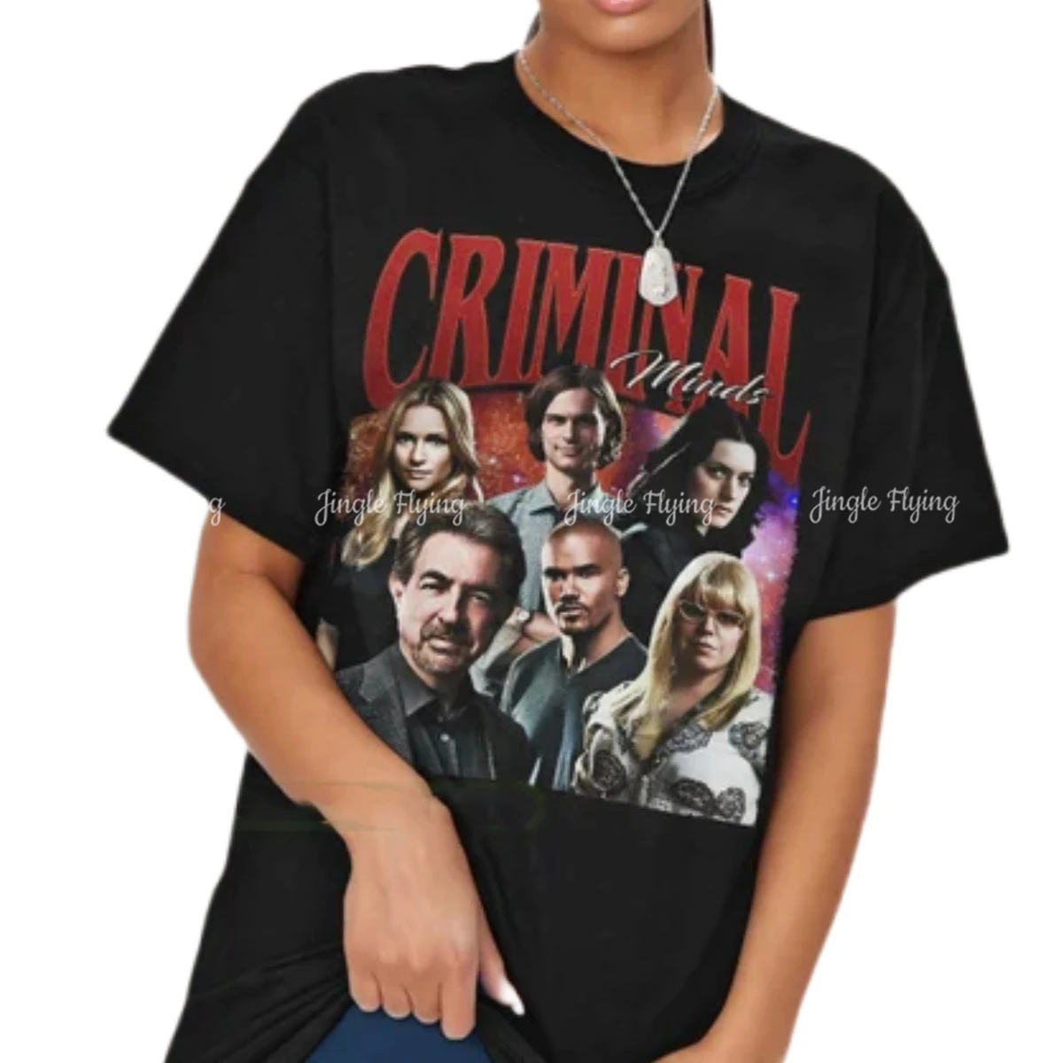 Criminal Minds Shirt Tee 90s Rock Style Bootleg T-Shirt