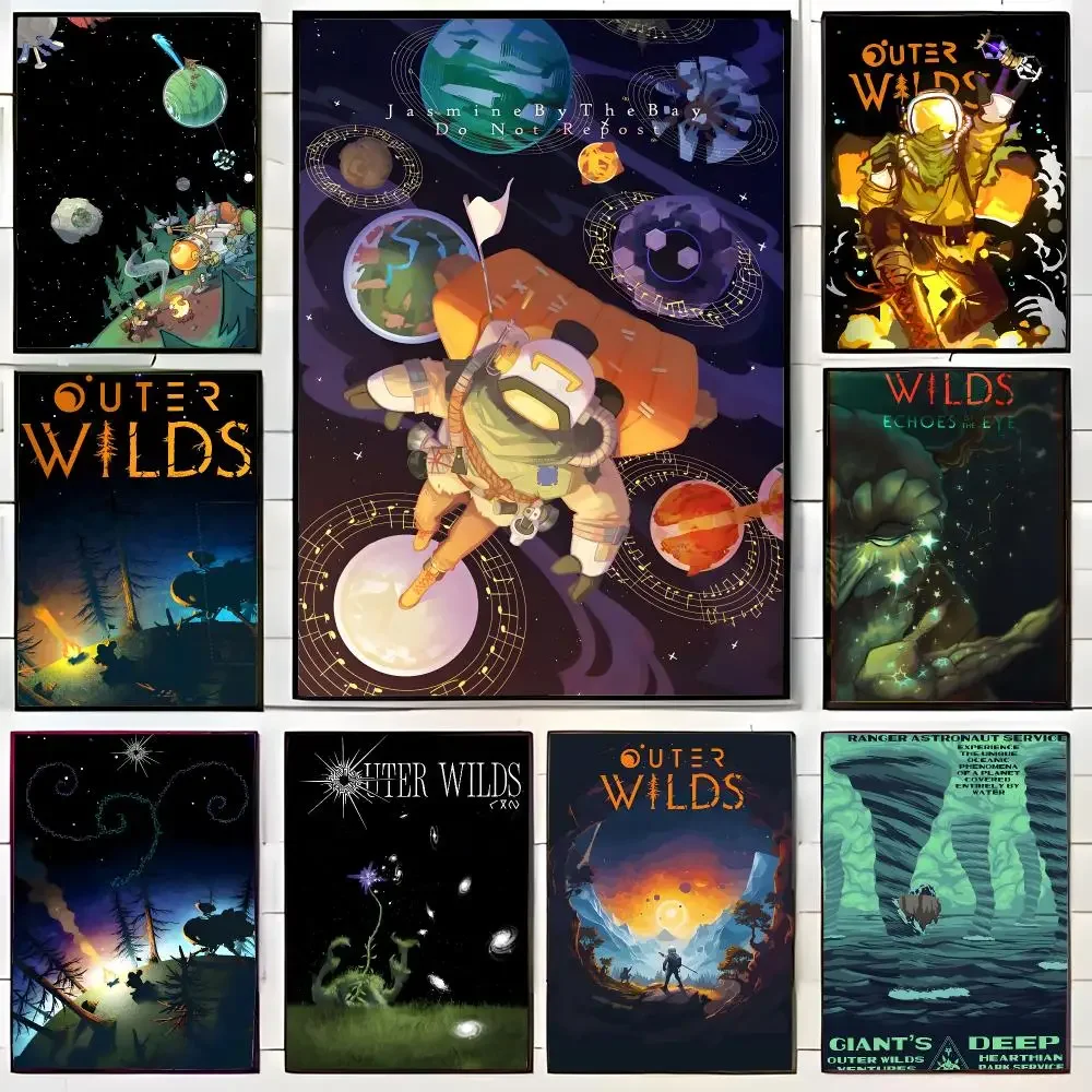 Exploration Game O-Outer Wilds Poster Wall Art Print Decorative Mural Home Decor Gift Unframed