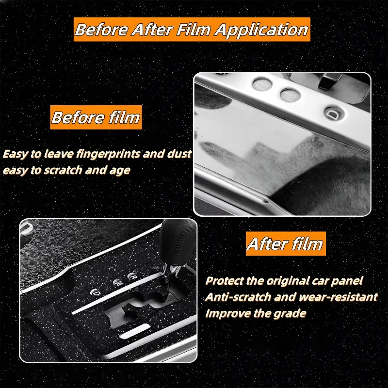 ل Mazda3 2011-2014 نماذج السماء المرصعة بالنجوم طبقة حماية الداخلية المضادة للخدش تعديل الديكور الداخلي للسيارة #6