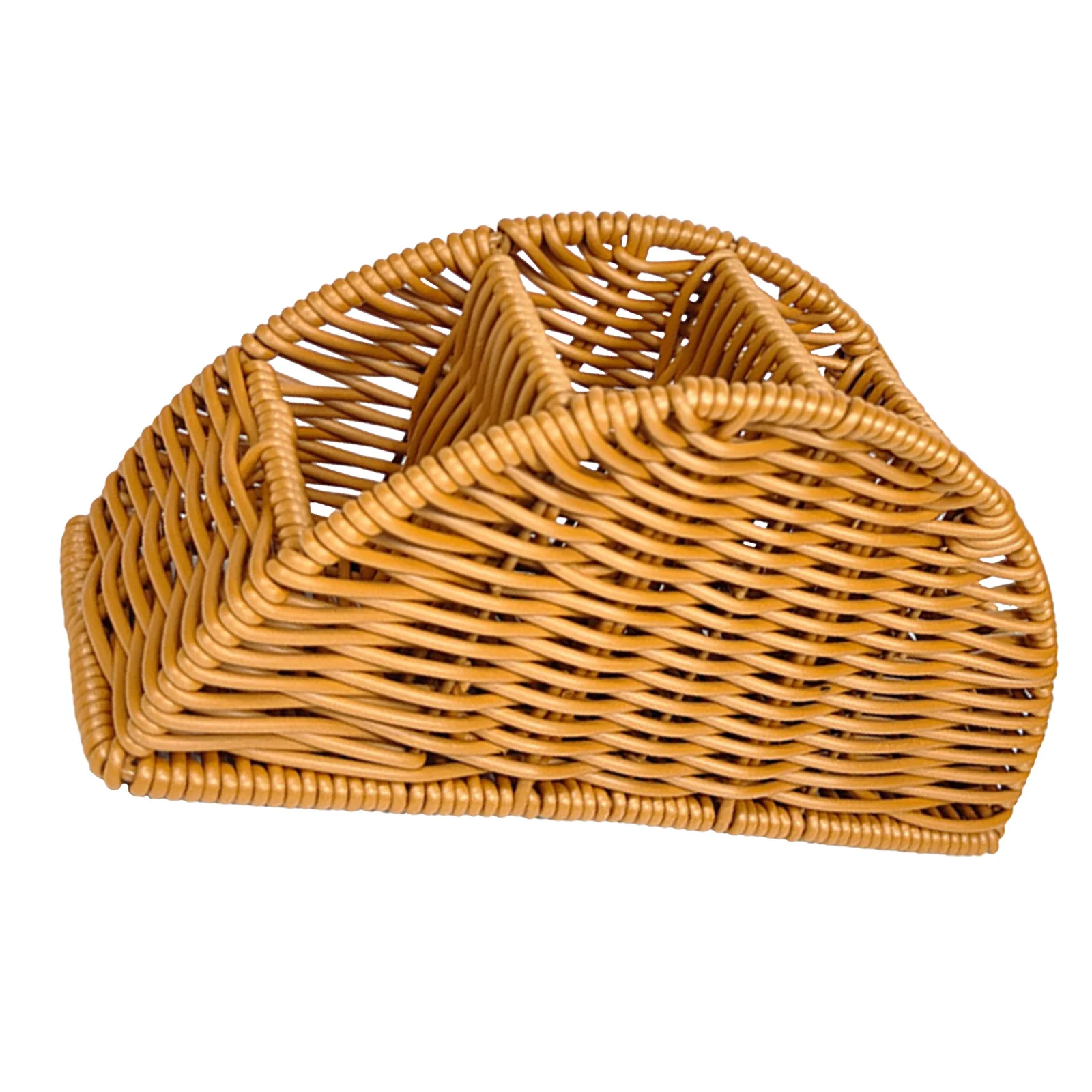 

Remote Control Storage Box Imitation Rattan Organizer Desktop Holder For Ac Stereo Mobile Phones Pens Makeup Brushes