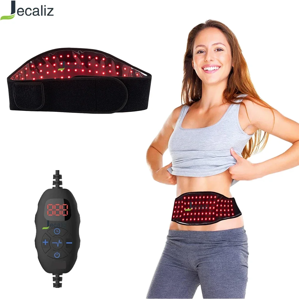 Red＆Infrared Therapy Belt 660nm 850nm Wearable Wrap Device for Body Back Shoulder