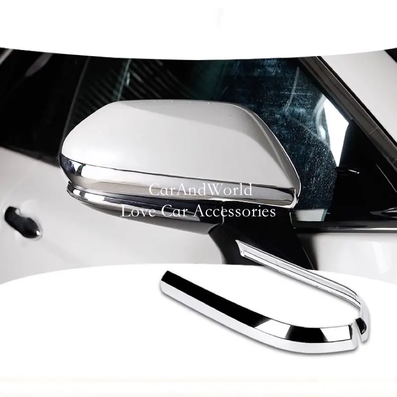 

For Toyota Camry 2018-2023 Rear View Mirrors Trims Cover RearView Mirror Stickers Protector ABS Chrome Car-styling Accessories