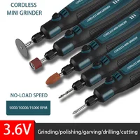 Perceuse électrique sans fil USB 5000-10000-15000r 3.6V, stylo de gravure, Mini meuleuse pour le meulage/polissage/gravure/percure/coupe 2