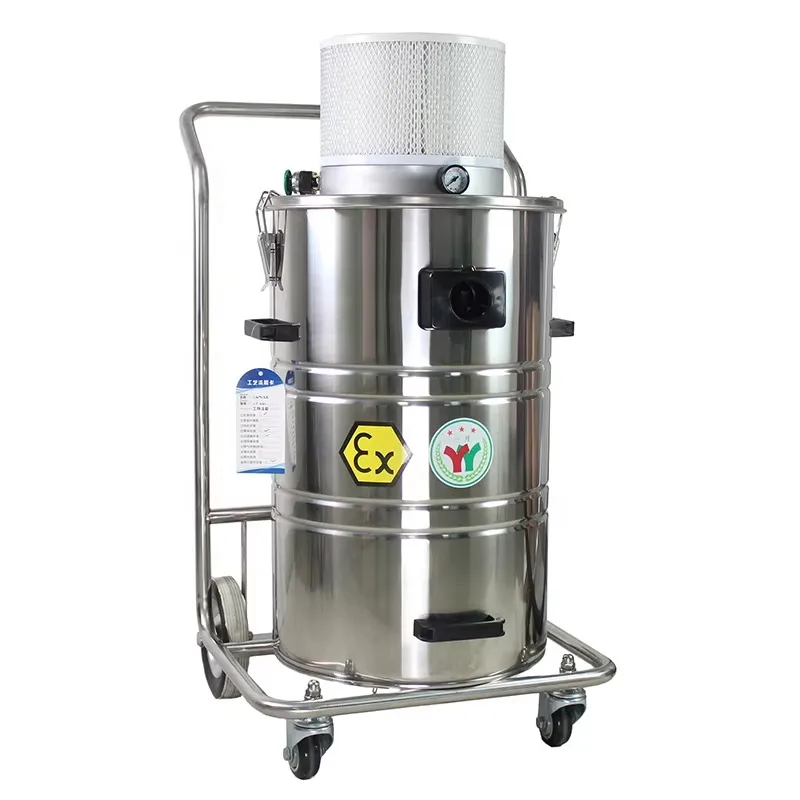 

Взрывозащищенный промышленный пылесос для влажной и сухой уборки объемом 80 л