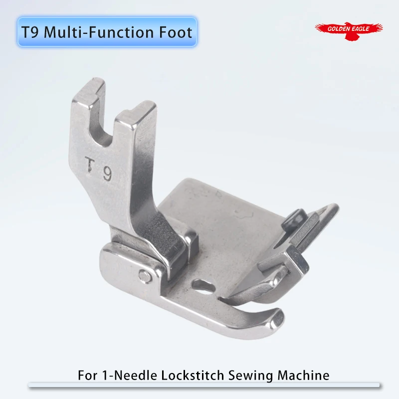 T9 Adjustable Multifunctional Edge Guide Hemmer Foot Fit Lockstitch Sewing Machines, JUKI DDL-8500 9000 JACK A3 A4, A5, A6, A7