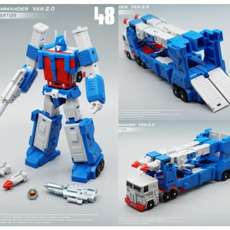 In Stock MFT Transformation MF48 MF-48 Ultra Magnus UM Ver2.0 City Commander Action FIgure Robot Toys with Box