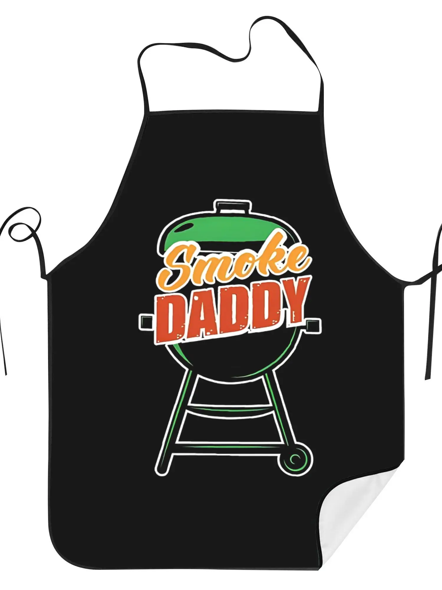 Smoke Daddy Dad BBQ Grill Chef Gourmet Baking Barista Barber Fast Food Camping Barbecue Restaurant Printed Adjustable