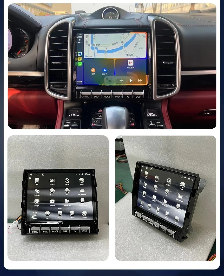 

Hh 8,4-дюймовый Android 13, автомобильный радиоприемник, GPS-навигация, мультимедийная стереосистема Carplay, авто для Porsche Cayenne 2011 2012-2017