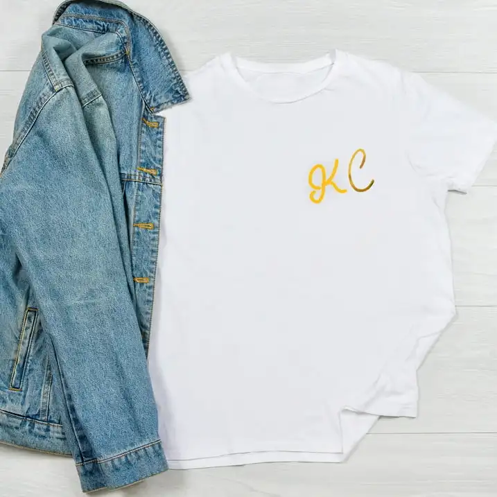 (3 pack) Hello Hobby Iron-on Gold Foil Script Letters, 47 Pieces