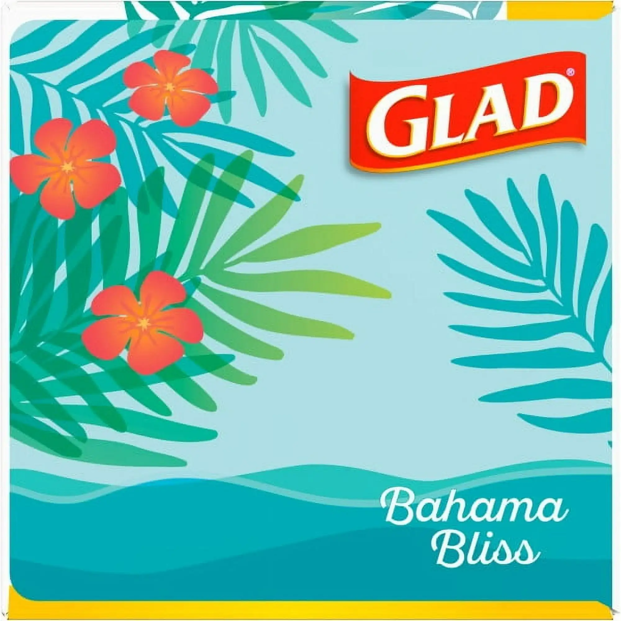 Glad Drawstring 4Gal Bahama Bliss Odor Shield (80U)