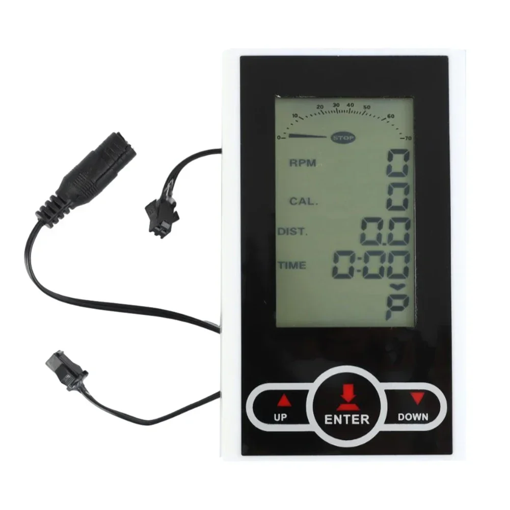 Monitor per cyclette tachimetro bici stazionaria trainer ellittico display cruscotto per biciclette passo macchina palestra parti fitness