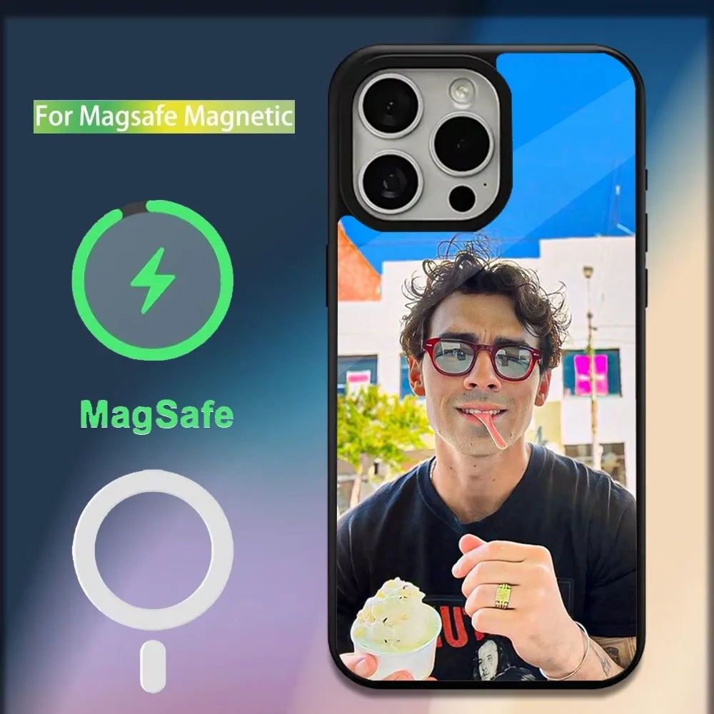 Singer Joe J-Jonas Phone Case For iPhone 16,15,14,13,12,11,Plus,Pro,Max,Mini Magsafe Magnetic Wireless Charging