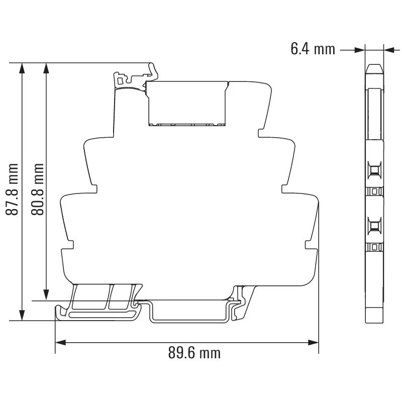 10PCS Slim Relay TRS 24VDC 1CO 1122770000 RSS113024 24V