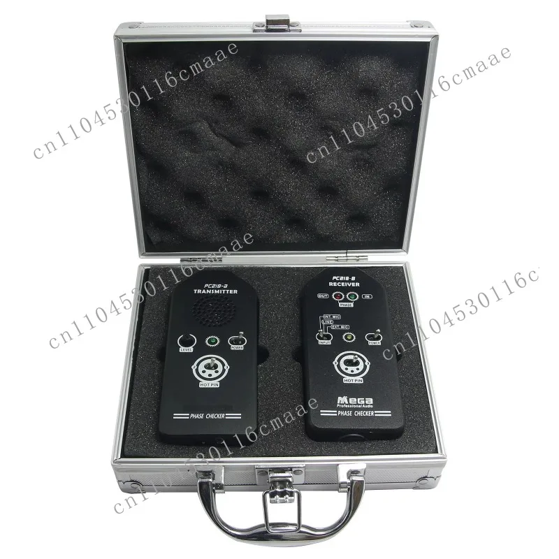 PC218 Aluminum Alloy Shell Phase Polarity Tester Checker Audio Speaker Microphone Sound Phase Testing Detector