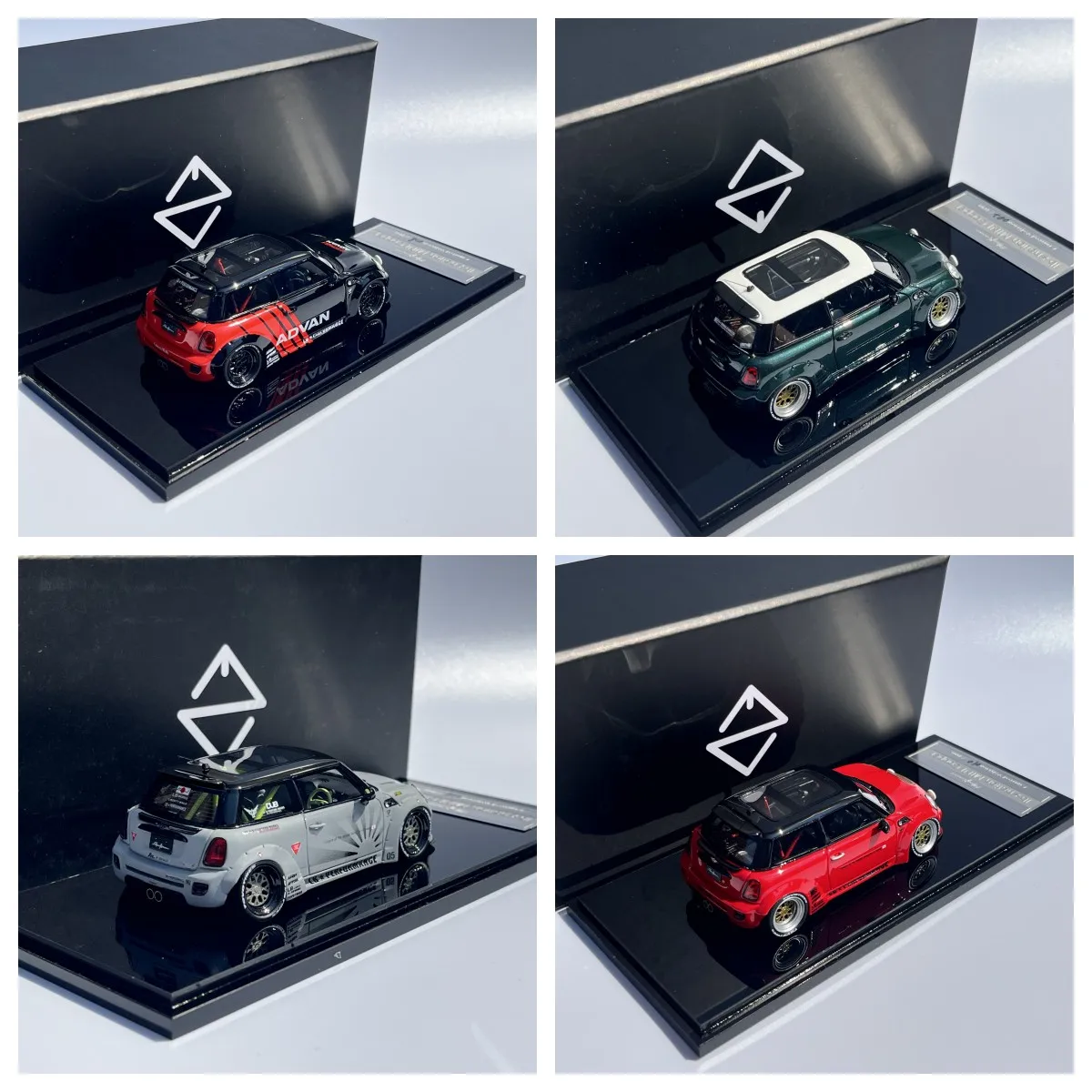 ENGUP 1:43 Scale Resin LBWK COOPER Double Door Coupe Sports Cars Model Classics Adult Collection Souvenir Gifts Static Display