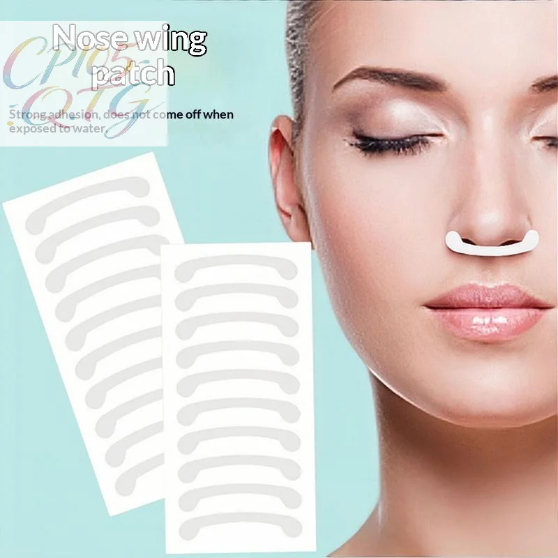 10Pcs Invisible Nose Shrink Patch Shrinking Nose Wing Stickers For Cosplay Special Nose Shrink Beauty Strip Nose Shaper Lifting