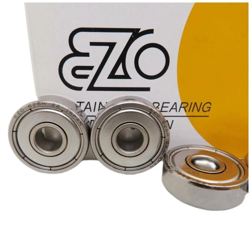 

10pcs JAPAN EZO stainless steel bearing S626ZZ 6*19*6mm DDR-1960ZZ 626HZZ high precision miniature ball bearings 626 6x19x6mm