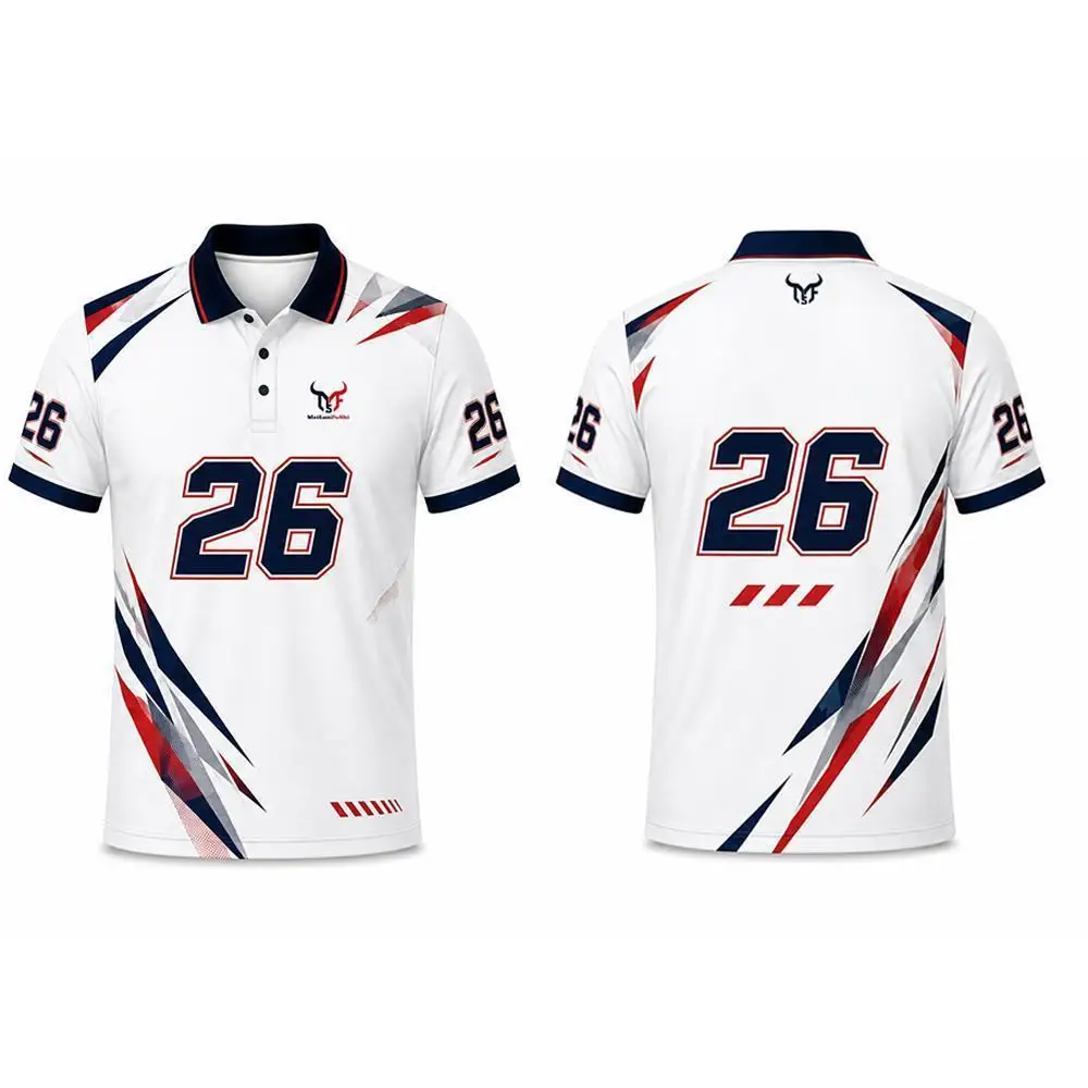 Mens Motorsport Polo Shirt 26 Number Geometric Color Block Quick Dry Breathable Short Sleeve Summer
