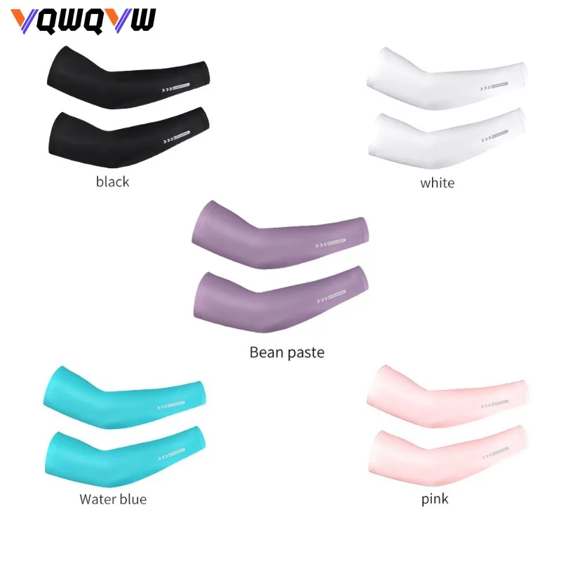 1Pair UV Sun Protection Cooling Arm Sleeves for Men & Women -Sports Compression Cooling Athletic Sports Sleeve for Football