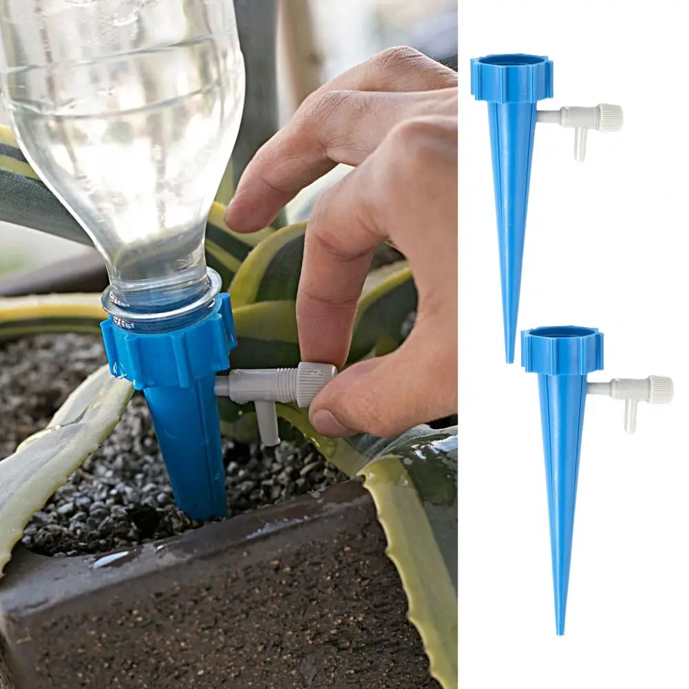 2 pçs sistema de irrigação por gotejamento automático dripper spike kits jardim casa eco-friendly planta flor ferramentas waterer automático