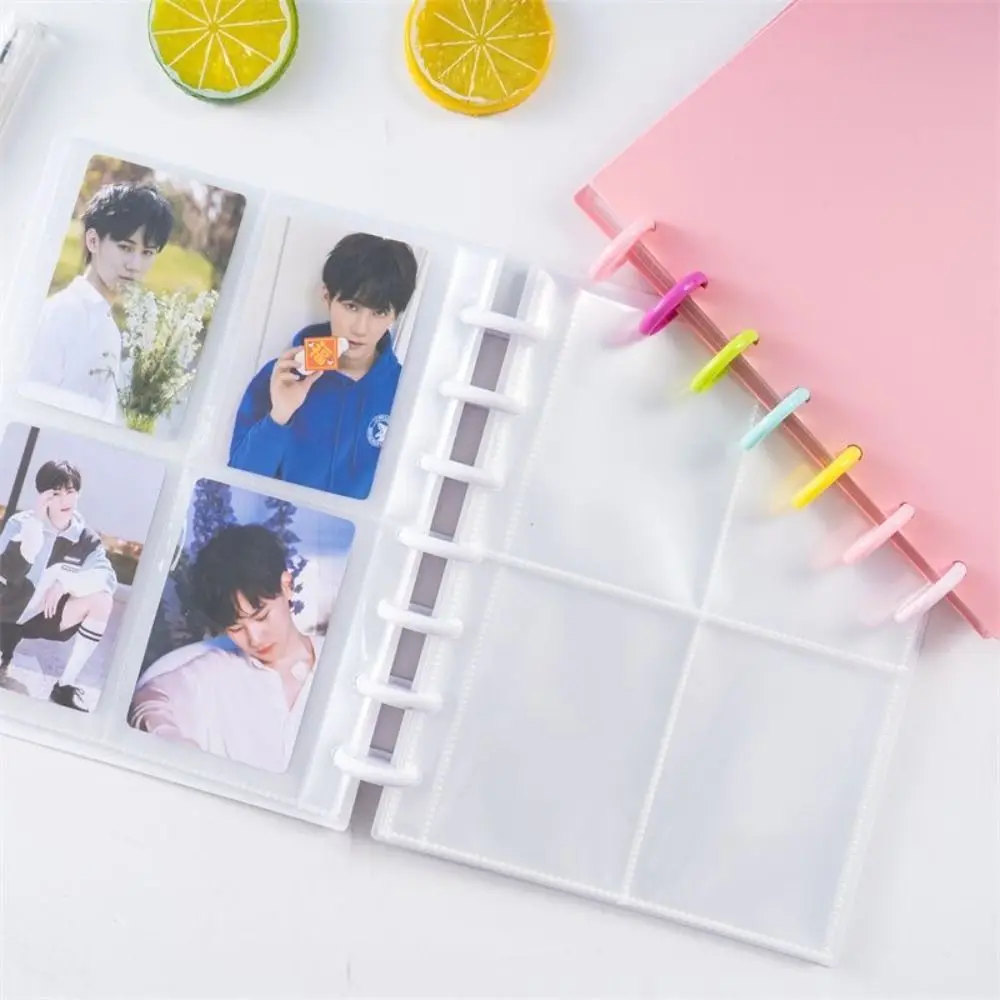 Kpop Photo Album New INS Multi-pockets Loose-leaf Binder 3 Inch Photocard Holder Idol Cards Collect Book Star Chaser