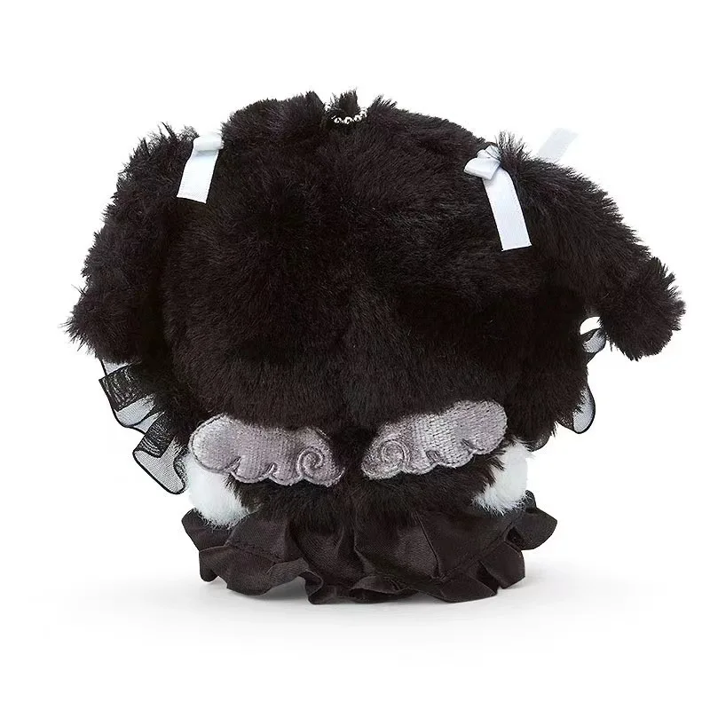 Nouveau noir Kuromi peluche poupée jouets 15 cm mon Meldoy porte-clés sac à dos pendentif doux animaux en peluche oreiller en peluche pour amis cadeaux