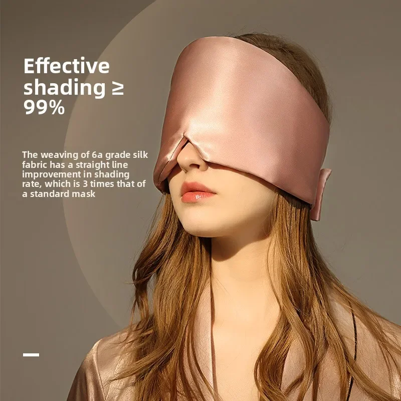 

Silk Satin Sleep Mask Comfortable Sleeping Eye Mask Eyeshade Cover Shade Eyes Relax Enlarged Eye Patch Women Men Sleep Health