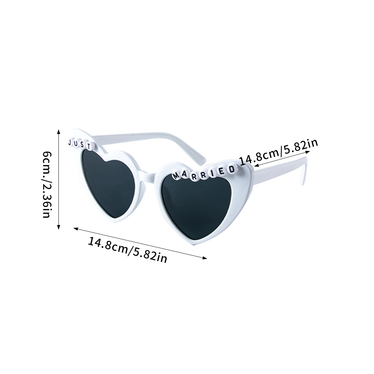 Just married sunglasses husband Wife bridal shower Decoration pool beach Wedding Honeymoon travel gift Bachelorette Party Decor
