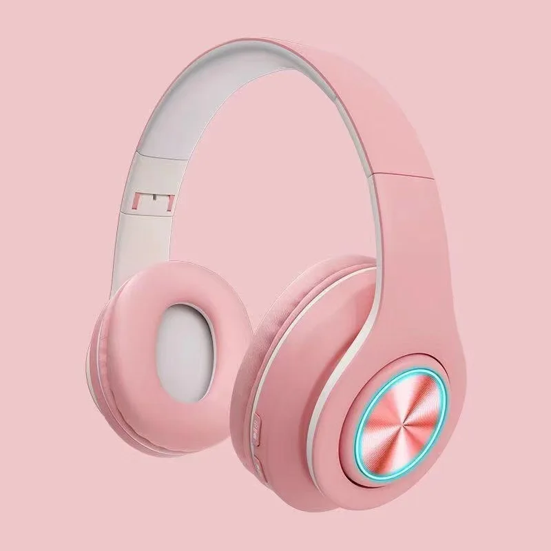 Cuffie Bluetooth senza fili cuffie pieghevoli auricolari Stereo HiFi con supporto per microfono scheda SD FM per telefono Xiaomi Iphone Sumsamg