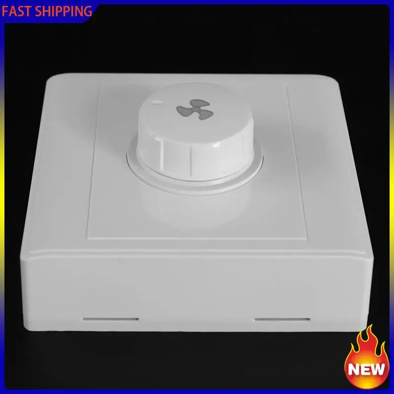 

Hot Trend-6Pcs Потолочный вентилятор Бесступенчатый регулятор скорости Накладной переключатель скорости вентилятора