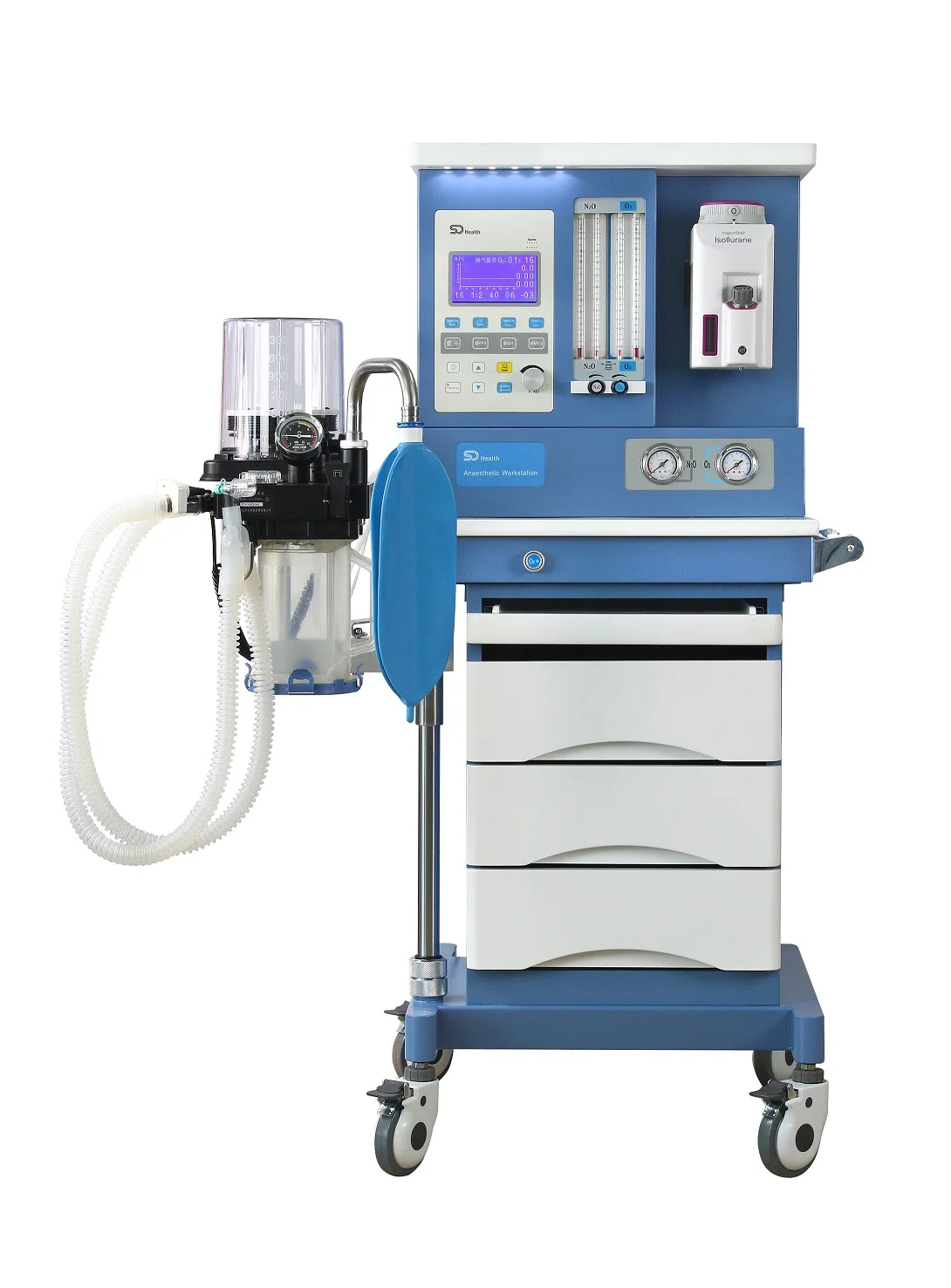 HF Vet Anesthesia Machine For Veterinary Use Trolley Anesthesia Machine