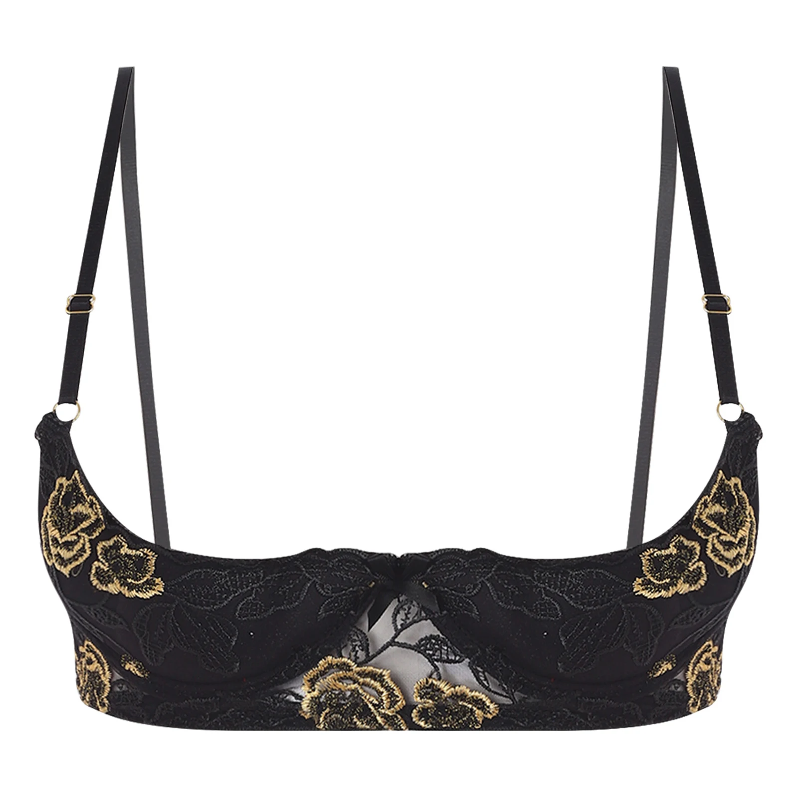 Underwire Bra Padded - Женский сексуальный кружевной бюстгальтер-балконет с чашками